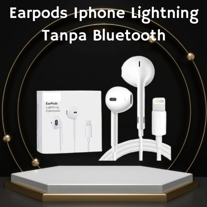 EARPODS IPHONE LIGHTNING ORIGINAL HANDSFREE FOR IPHONE