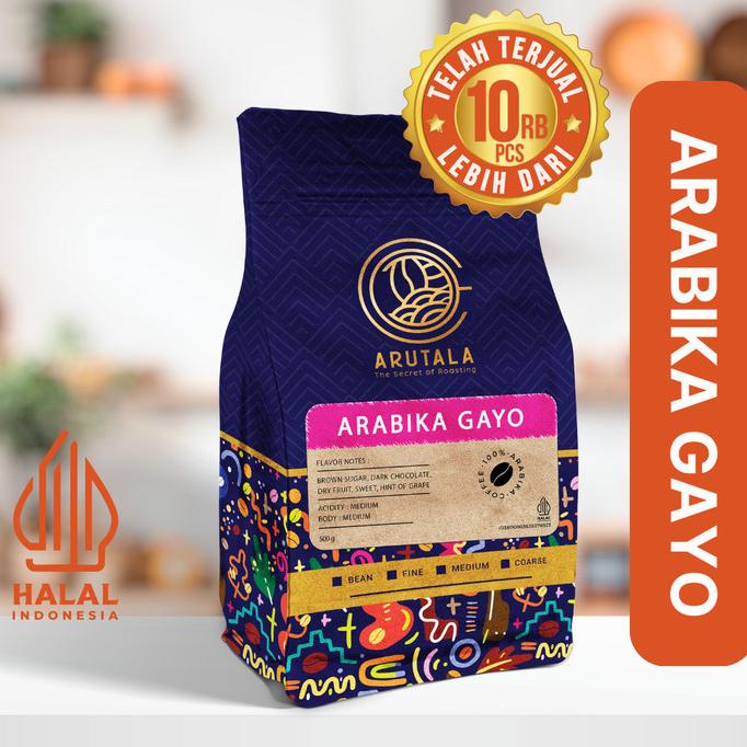 

gon ARUTALA Kopi Gayo Takengon Arabika Arabica Coffee 500 Gram