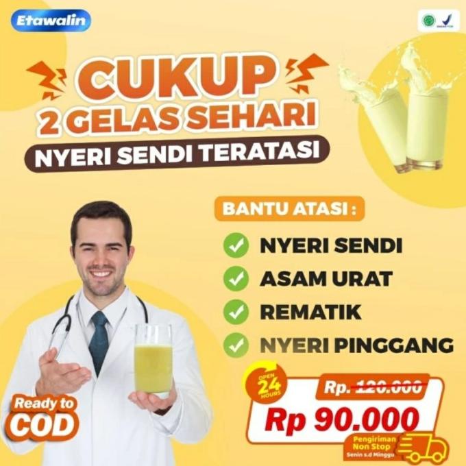 

ETAWALIN ORIGINAL SUSU KAMBING ETAWA ATASI MASALAH NYERI SENDI TULANG LS