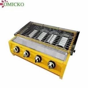 Kompor Panggangan Gas / Mesin Panggang 2 Tungku , 3 Tungku , 4 Tungku