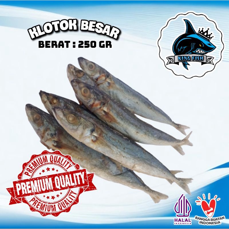 

250GR IKAN ASIN KERING KLOTOK BESAR MURAH BERKUALITAS