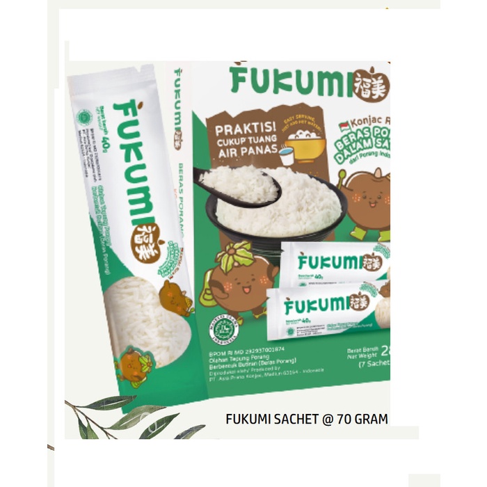 

Fukumi Sachet Porang 40 Gram