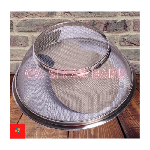 

Baskom Saringan Jaring Stainless Tirisan Gorengan Cuci Buah 22Cm