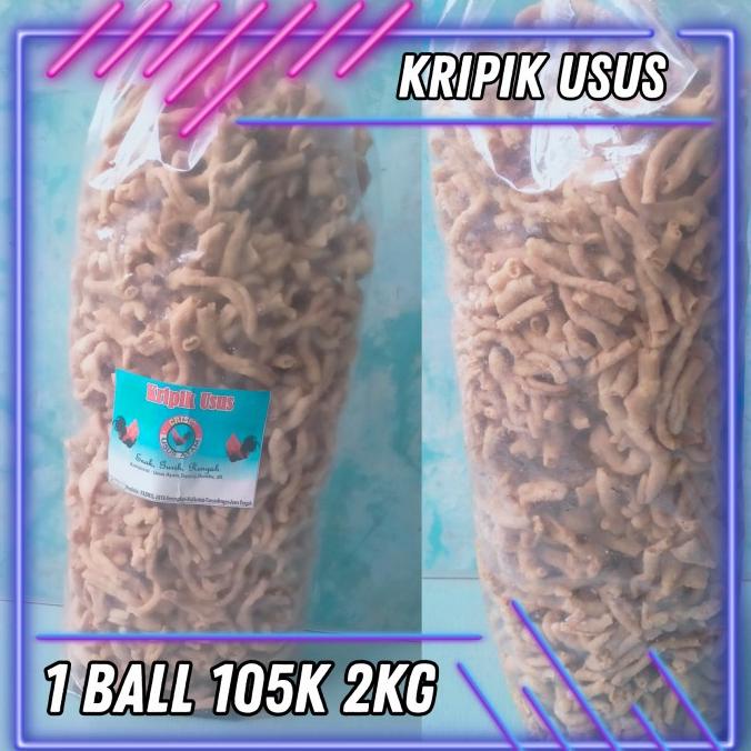 

kripik usus ayam 1 ball isi 2 kg grosir SS99