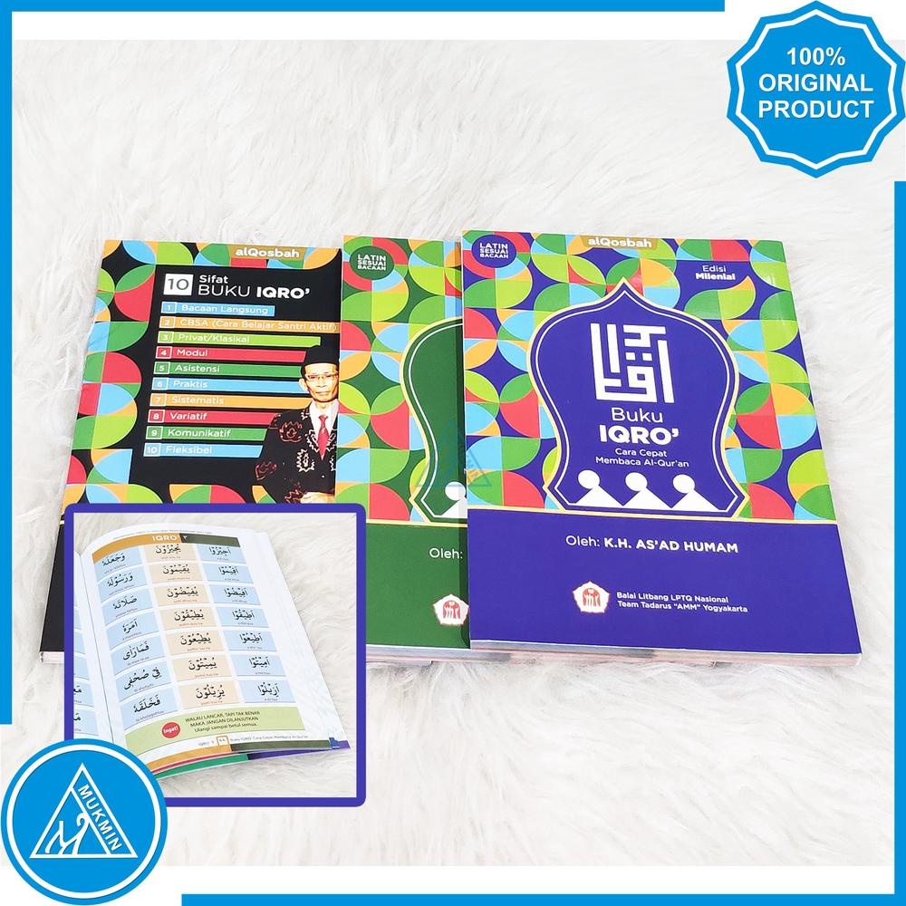 Buku Iqro Milenial | Iqro 1-6 Warna | cara cepat membaca alquran | Buku anak Viral