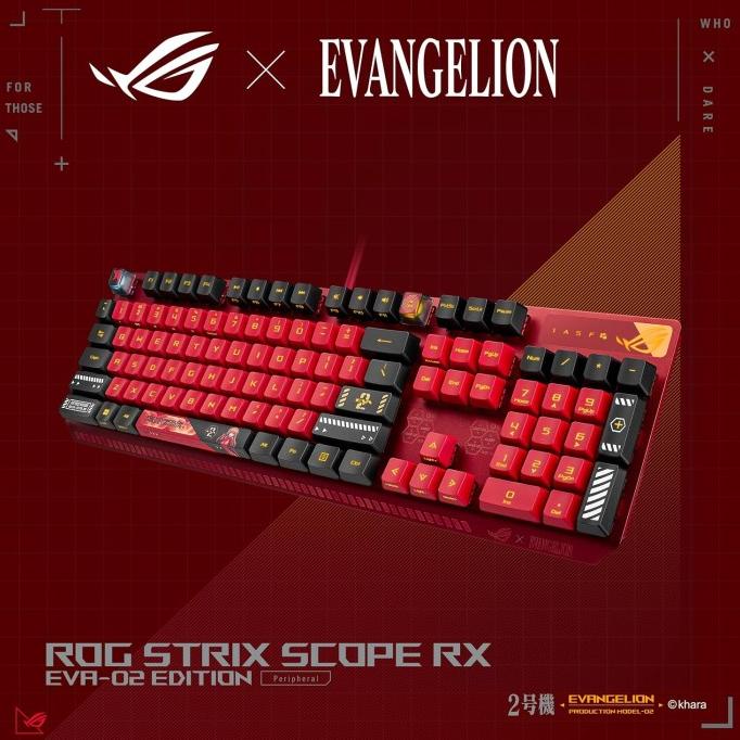 Asus Rog Strix Scope Rx Eva-02 Edition Rog Rx Red Gaming Keyboard