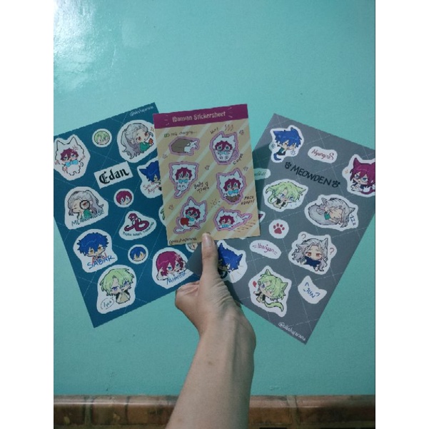 Ensemble Stars Stickersheet Fanmerch Eden Nagisa Ibara Hiyori Jun