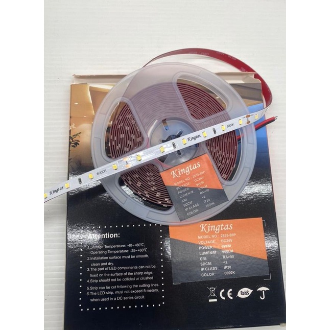 Kingtas Strip Led 2835 60Led Led strip 24V DC 3000k 4000k 6000k New arival