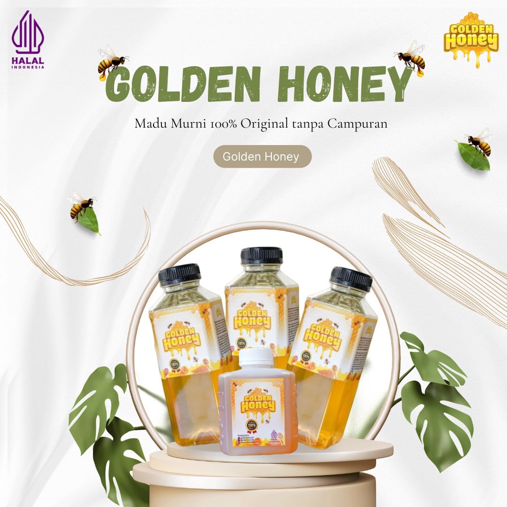 

MADU GOLDEN HONEY- Madu Asli Multifora 100% Asli original