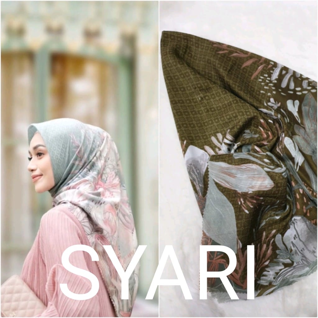 [Terbaru] Voal Motif Syari 130 X 130 / Hijab Segi Empat Motif Jumbo 130 X 130 / Jilbab Voal Motif