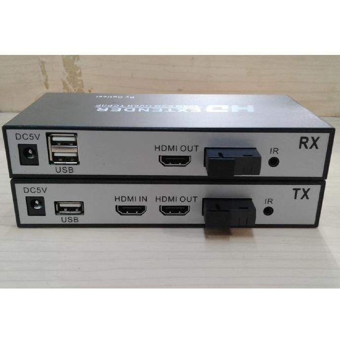 Termurah Hdmi Extender 20 Km Kvm Over Tcp/Ip Optical/Extender Hdmi 20 Km Kvm