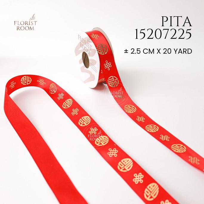 

BIG SALE PITA 15207225 2.5CM X 20YARD - PITA IMLEK- CHINESE NEW YEAR RIBBON !!!!!