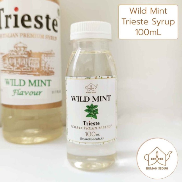 

100mL Sirup Wild Mint Trieste - Trieste Premium Wild Mint Syrup