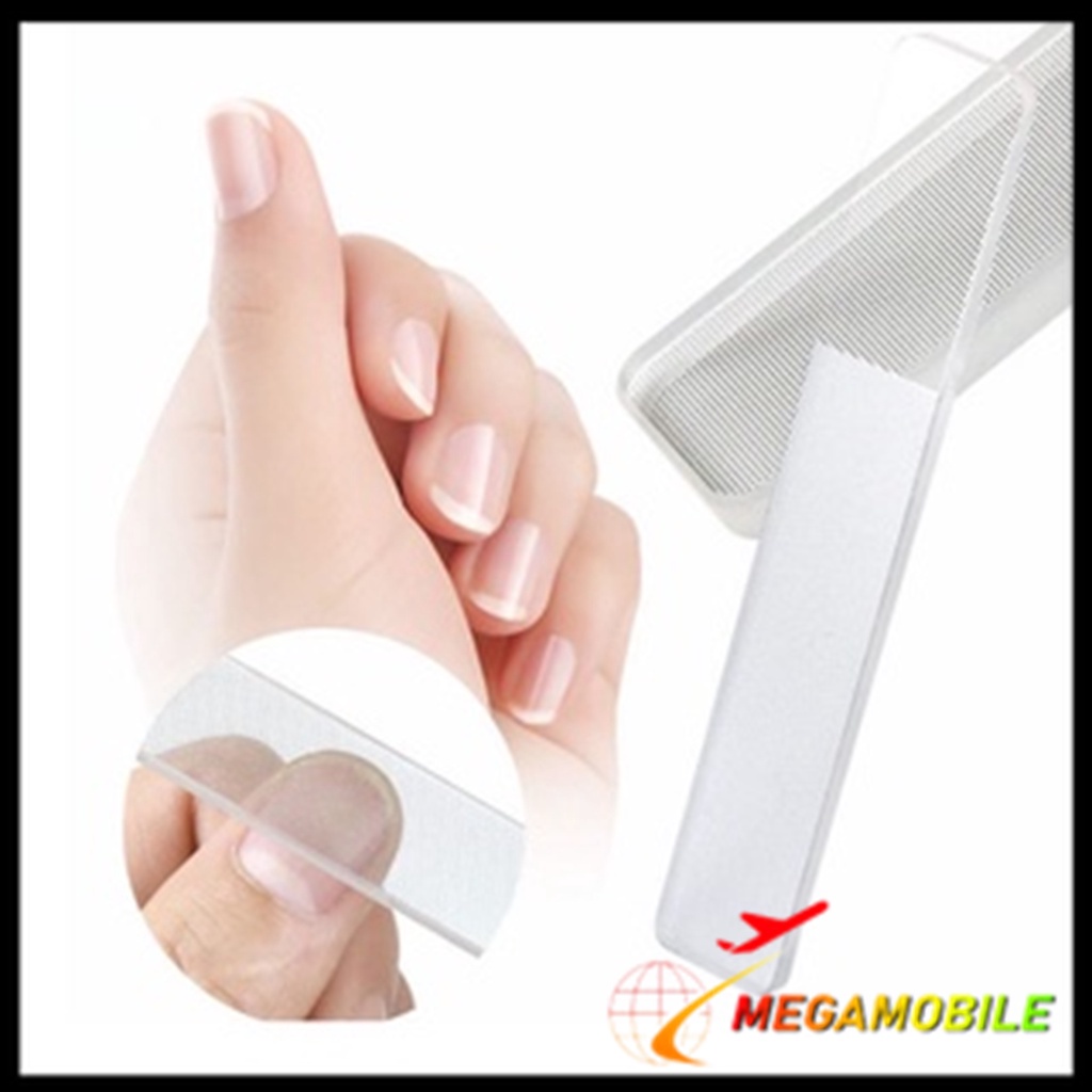 Amplas Pengkilap Kuku & Kikir Kuku Glass Nail File Magic dengan Box — 8