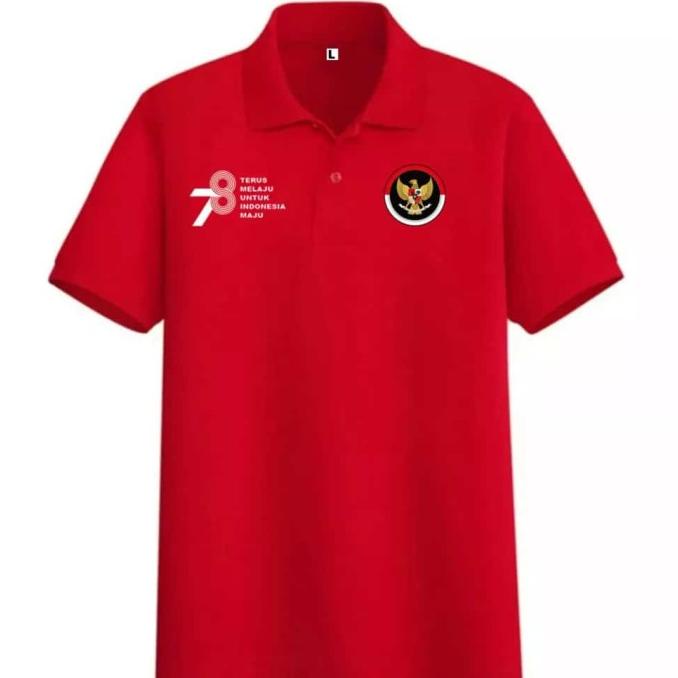 Kaos polo 17 agustus kaos kemerdekaan