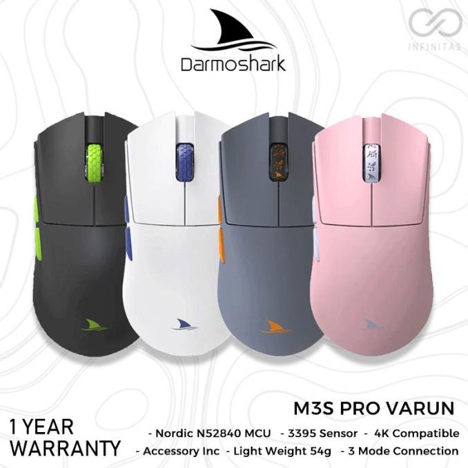 Darmoshark M3S Pro 4K Varun Wireless Ultra Light Ambi Gaming Mouse