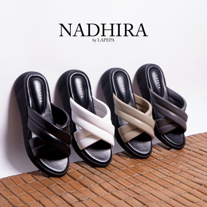 Nadhira by LAPEPA sandal wanita slip on Casual & Trendy