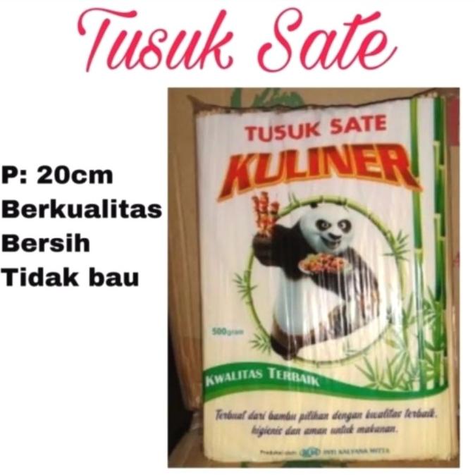 tusuk sate bambu import kuliner panda