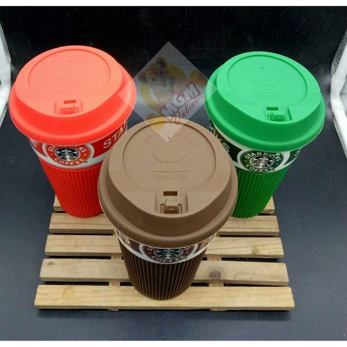GELAS STARBUCKS / MUG STARBUCKS / TUMBLER STARBUCKS TUTUP SILICON