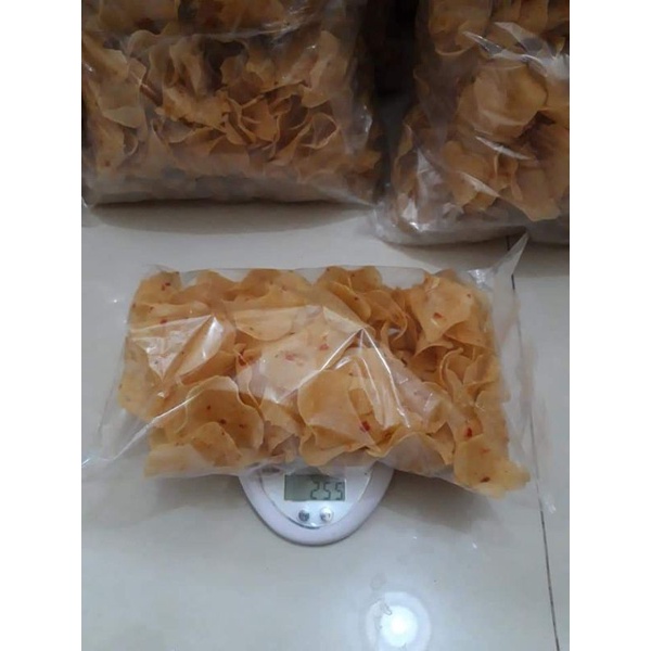 

Kerupuk selondok bulat