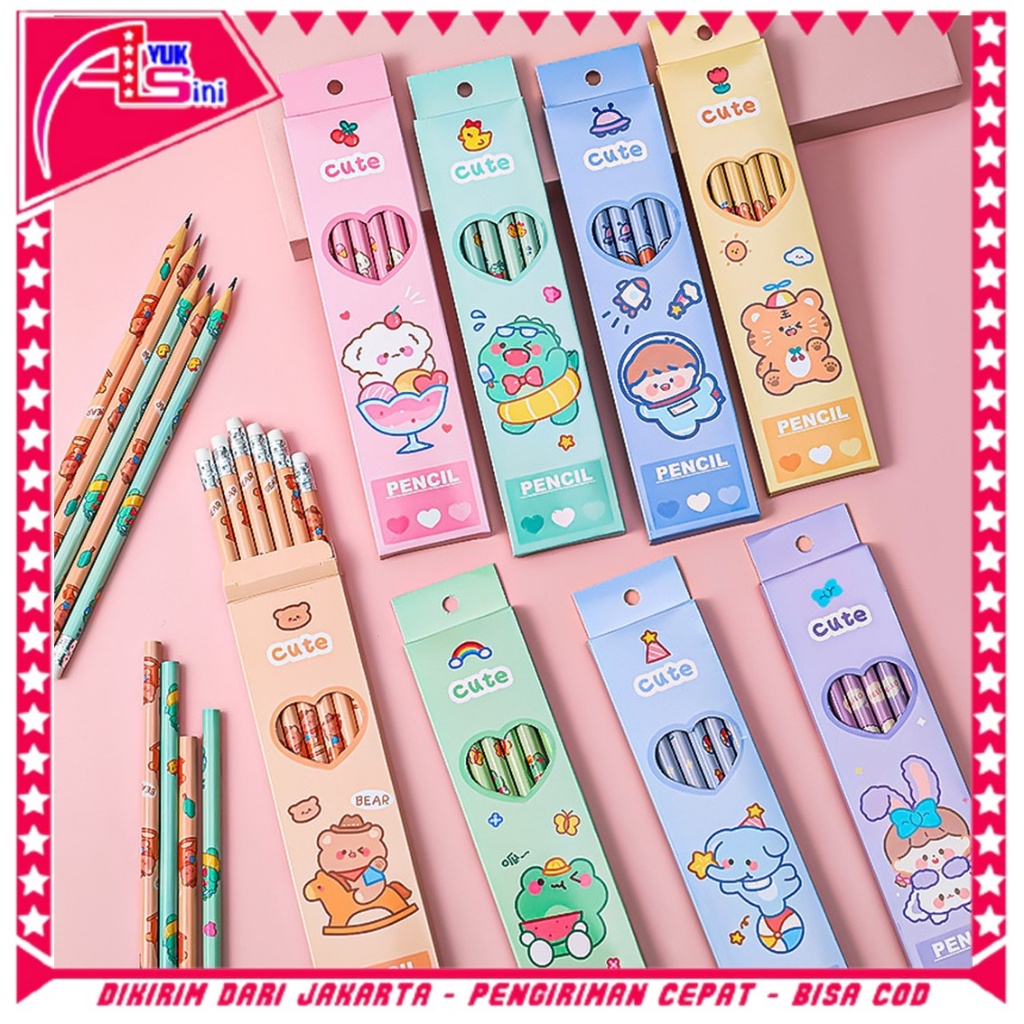 

AS Pensil Penghapus Set isi 10 Pcs Motif Lucu Alat tulis Set isi 10pcs Karakter Set 10 IN 1 Stationery Set Lucu Karakter Set Perlengkapan Alat Tulis Sekolah Anak-Anak TK