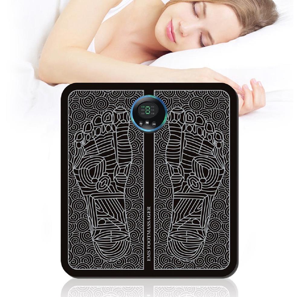 Populer Duenuo Ems Foot Massage Mat Alat Terapi Kaki Alat Pijat Listrik Akupunktur Pengisian Meningk