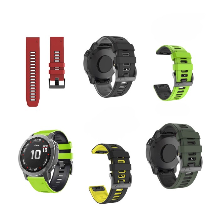 NEW STRAP BAND FOR GARMIN FENIX 6X / 5X / 3HR - TALI JAM WATCH GARMIN V ORIGINAL TERBARU