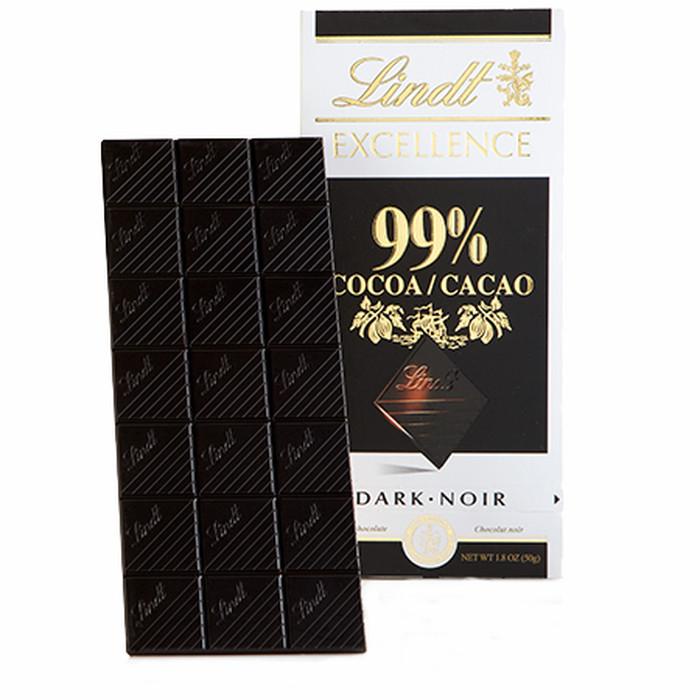 

PROMO !! LINDT EXCELLENCE CHOCOLATE DARK COCOA 99% COKLAT BAR