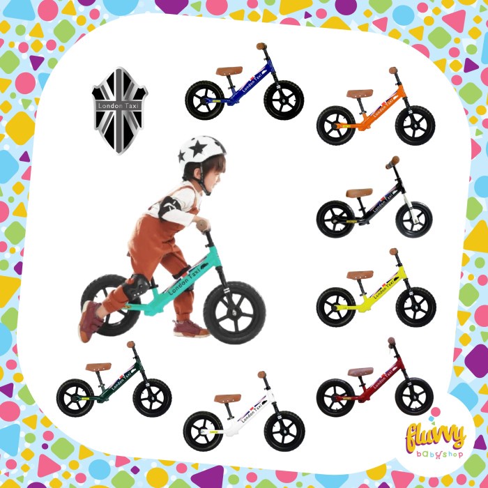 Promo London Taxi - Balance Bike Push Bike Kick Bike Kickbike