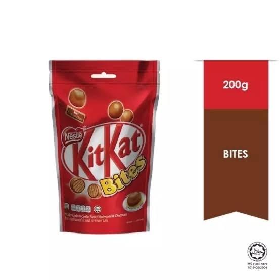 

KIT KAT BITES 200 GRAM COKLAT WAFER BALL KITKAT BOLA MALAYSIA