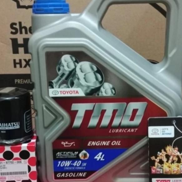 Baru Oli TMO 10 - 40 BARCODE + Filter Oli Xenia avanza Sigra Calya agya