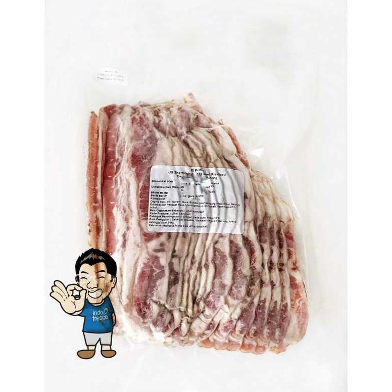 

Smoked Beef Bacon Silce - Daging Sapi Asap