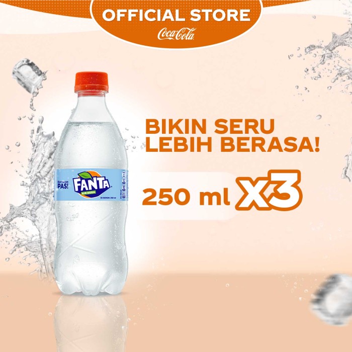 

Fanta Air Minuman Soda - Botol 250ml x 3pcs