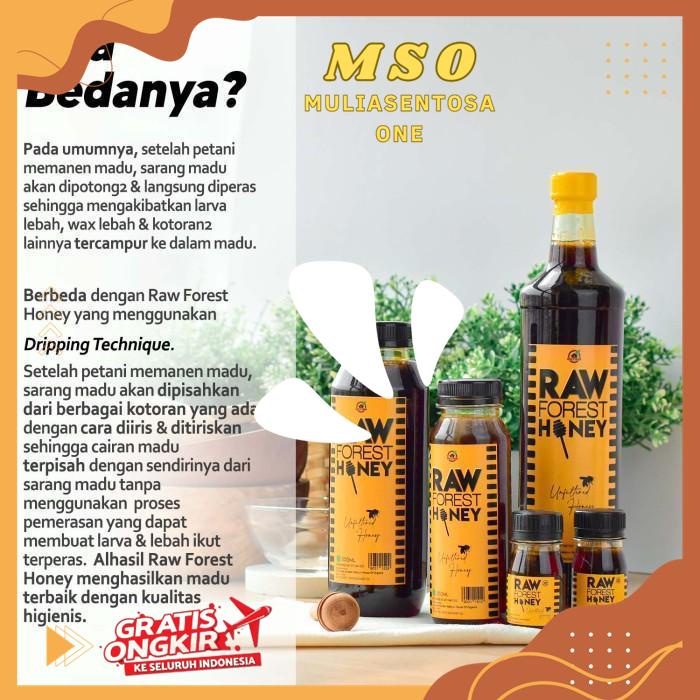 

RAW FOREST HONEY 250 ML HIGHT CLASS PRODUK !!