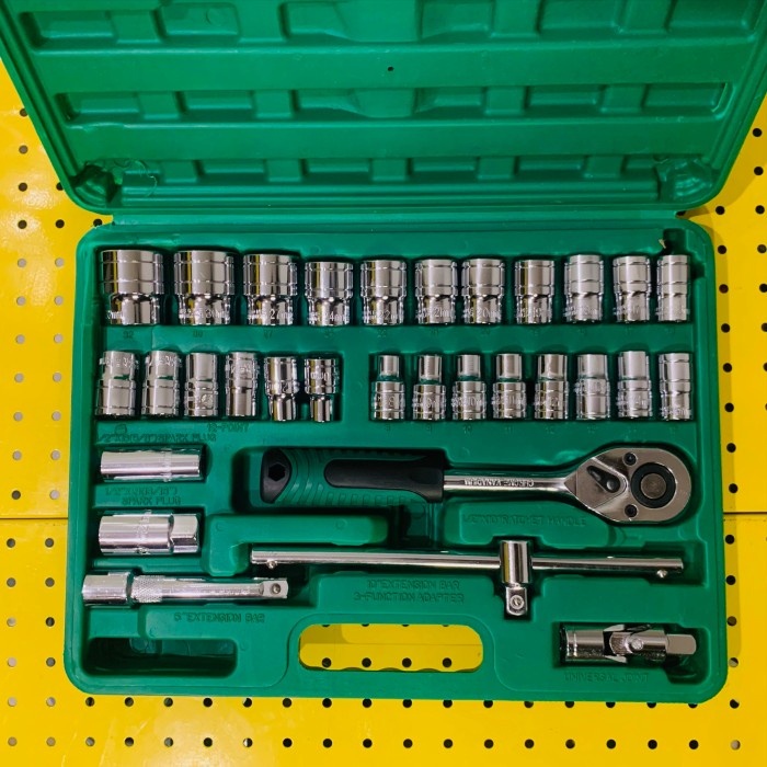 KUNCI SHOCK SET 32 PCS 1/2 DR SHOCK SOCKET WRENCH 6PT 12PT