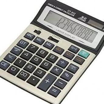 

Model baru - Citizen CT-912 Kalkulator ~