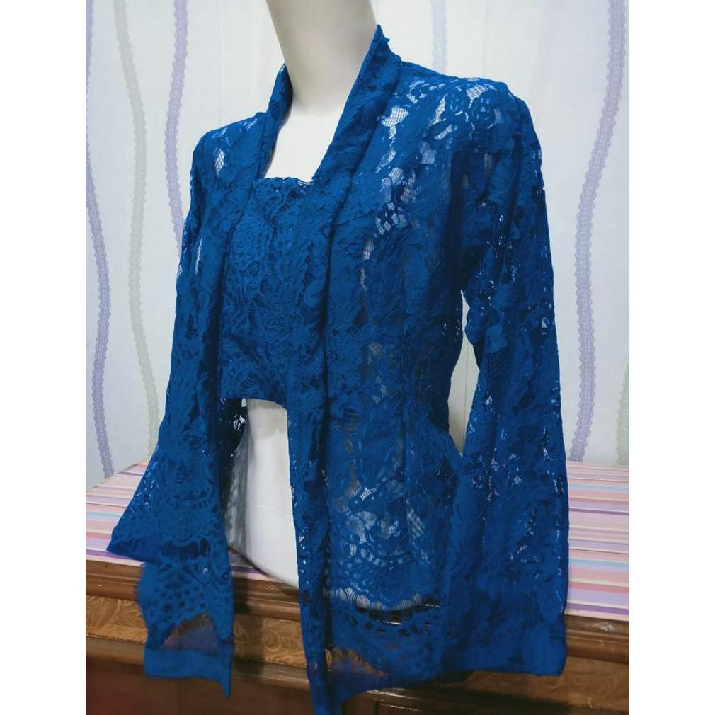 Terbaik KEBAYA BURKAT BALI TER/kebaya kartini kutubaru tanpa kancing lengan panjang/baju kebaya nene