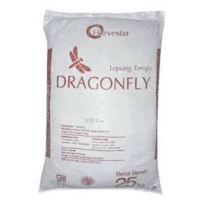 

Tepung Terigu Dragonfly 25Kg / 25 Kg 1 Karung / Ball