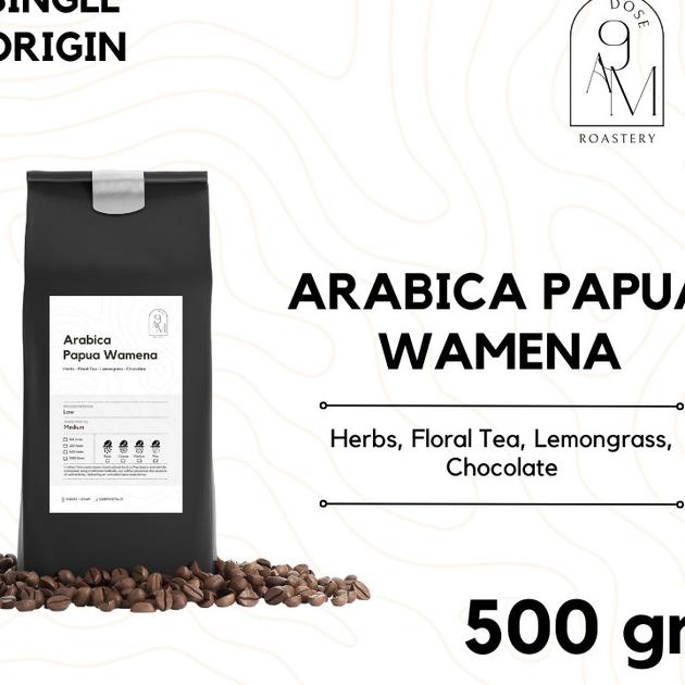 

Hitss!! Kopi Arabica Papua Wamena Biji Kopi Roasted Bean Coffe Beans 500 gr