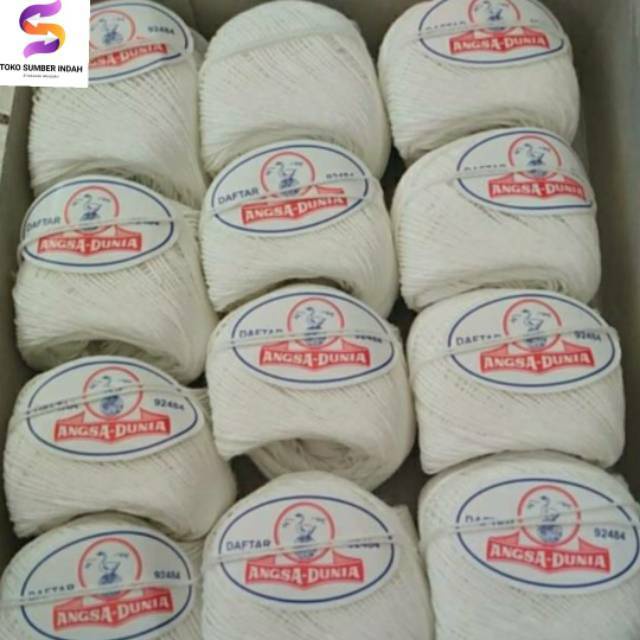 Benang kasur putih angsa dunia / benang kasur / benang kasur murah