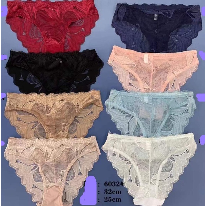 Paket 10 Buah/Paket 10 Pcs/Setengah Lusin/1Lusin/ 1 Lusin /1Kodi Celana Dalam Wanita Transparan / Cd