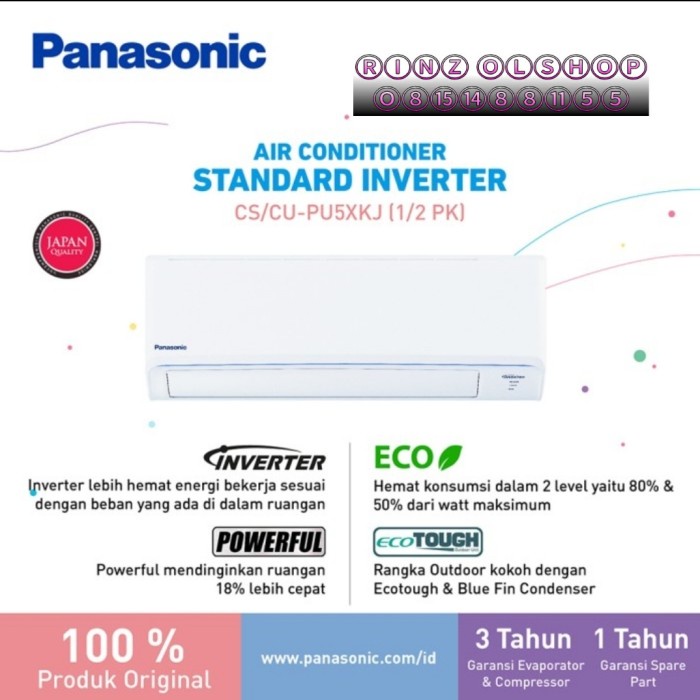 Ac 1Pk Panasonic Pu9Xkj Inverter 1 Pk Pu09Xkj Pu 09Xkj Pu 09 Xkj Ready