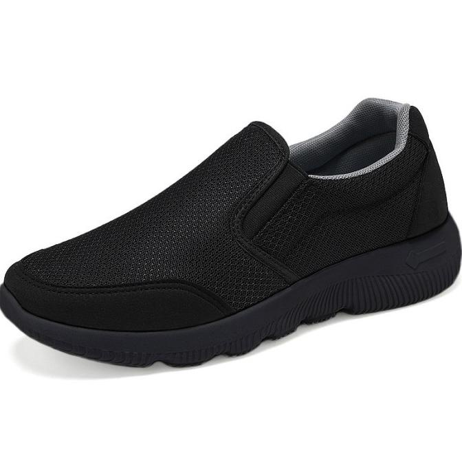 //TERBEST Gio Saverino Sepatu Casual Pria Slip On Tapak Lentur Anti