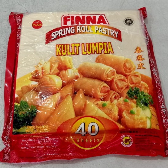 

Terbaru Finna Kulit Lumpia / Spring Roll - Pastry 40 Sheet Promo Terlaris