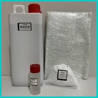 Resin Paket 1000gr Bening Merah Komplit Lebih Hemat Jual Paketan Resin