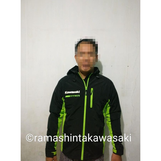 PROMO jaket jacket jaket taichi taici parka kawasaki size large new