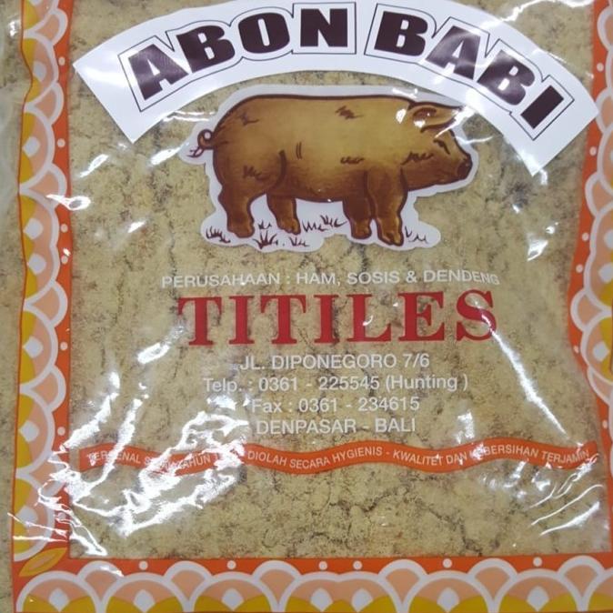 

ABON BABI TITILES BALI 500GR