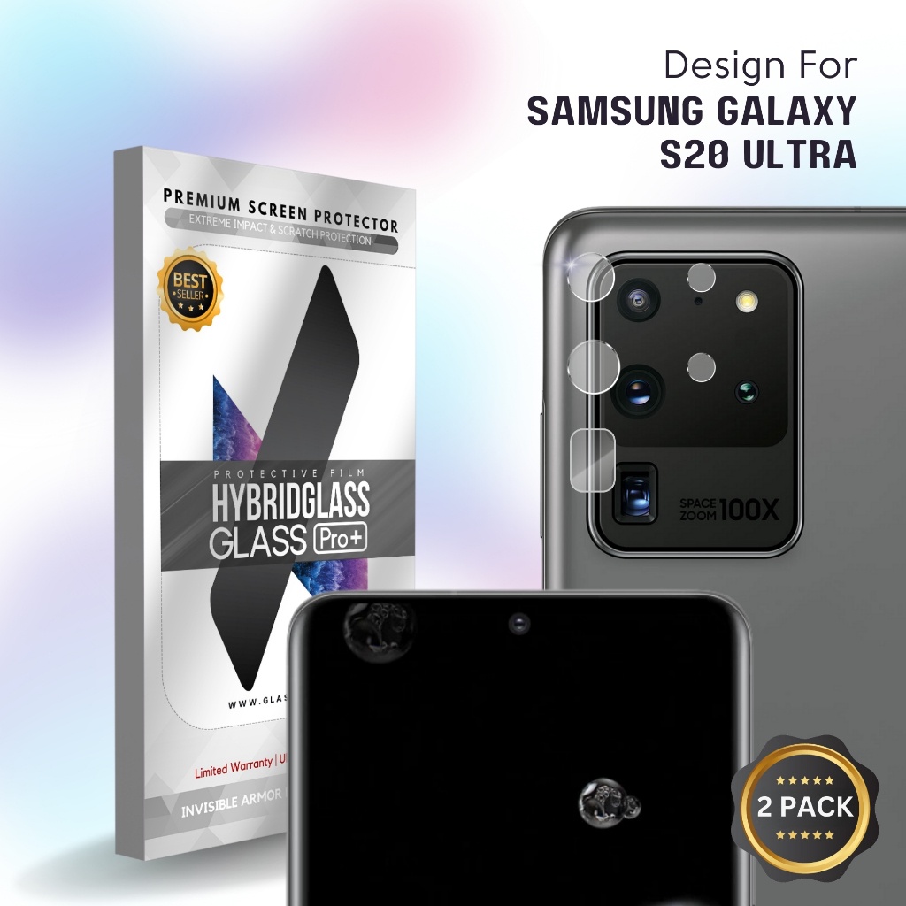 Hybrid Glass Camera for Samsung Galaxy S20 Ultra Screen Protector - Anti Gores Kamera Lens Camera Pr