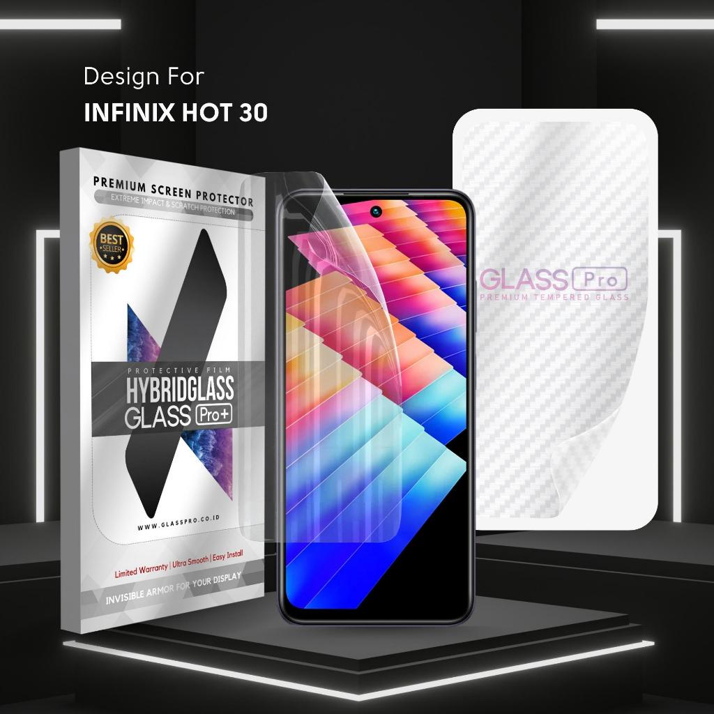 Hybrid Glass Premium Anti Gores Hydrogel Infinix Hot 30 Full Cover Screen Protector Glass Pro Not Te
