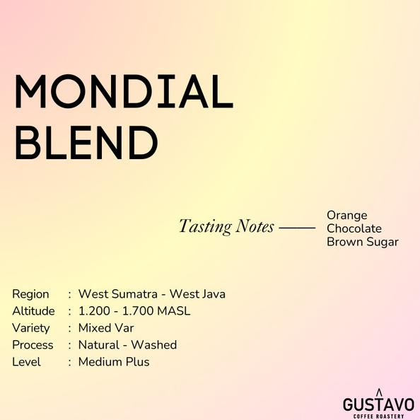 

Sale Espresso Blend MONDIAL (200 gr) Biji Kopi Arabika Gustavo Coffee